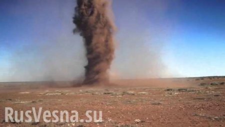 Die Operation in der syrischen Wuste: Tornado auf dem Weg des russischen Militars (FOTO, VIDEO)