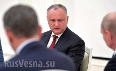 Президент Молдавии на встрече с Путиным резко высказался о выводе российских войск из Приднестровья (ФОТО)
