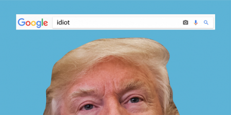 Google начал показывать фото Трампа по запросу «idiot»
