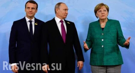 Путину и Макрону немцы доверяют, а Меркель нет