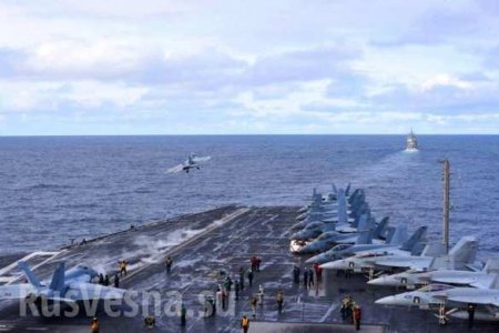 Ударная авианосная группа ВМС США начинает операции в Средиземном море (ФОТО)