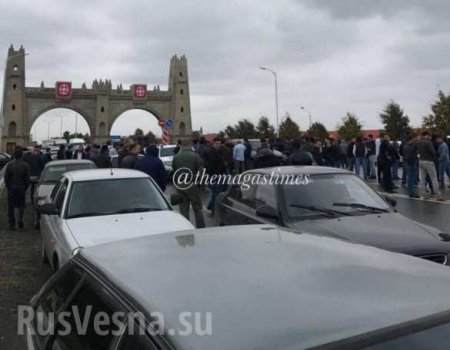Волнения в Ингушетии: правоохранителям пришлось применить силу (ФОТО, ВИДЕО)