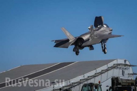 Британия посадила падающие F-35B на палубу «крупногабаритной морской цели» (+ВИДЕО, ФОТО)