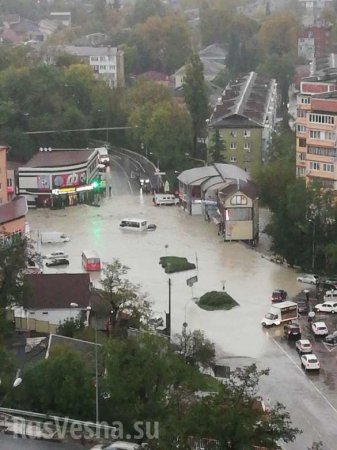 Реки вместо улиц: Опубликованы кадры наводнения в Туапсе (ФОТО, ВИДЕО)