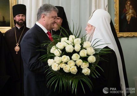 Новая мечта Порошенко: Филарету не стать главой «незалежной церкви» (ФОТО)