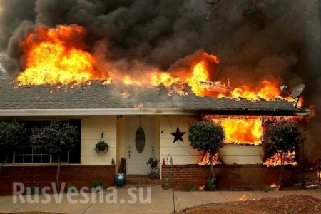 Жуткие кадры: страшный пожар уничтожил более 7600 домов в США (+ВИДЕО, ФОТО)