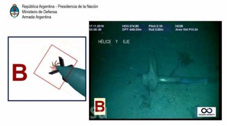 Появились снимки аргентинской подлодки, затонувшей год назад (ФОТО)