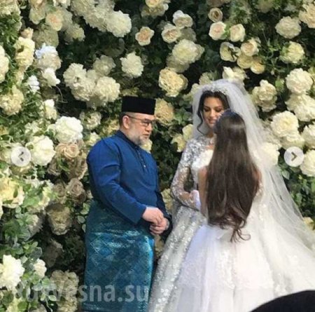 «Мисс Москва»: русская красавица вышла замуж за короля Малайзии (+ВИДЕО, ФОТО)