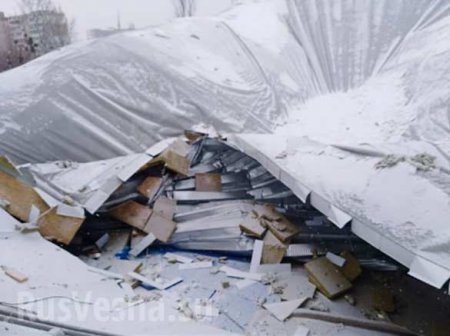 Под Киевом рухнула крыша спортшколы (ФОТО, ВИДЕО)