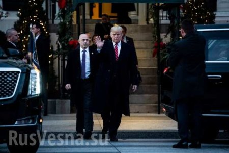 Трампу понадобился кортеж из 7 автомобилей, чтобы проехать 230 метров (ФОТО, ВИДЕО)