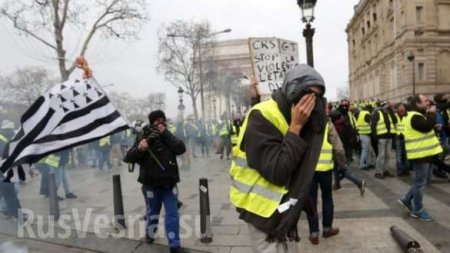 В Париже началась битва протестующих с полицией (ПРЯМАЯ ТРАНСЛЯЦИЯ)
