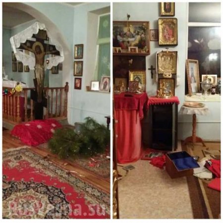Под Одессой вандалы осквернили храм УПЦ (ФОТО)