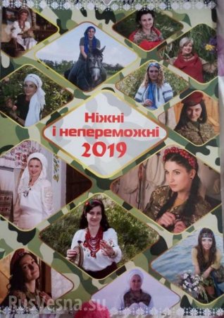 А вот и новый календарь: украинки из 55-й артбригады ВСУ — проект «Мисс военная фантазия» (ФОТО)