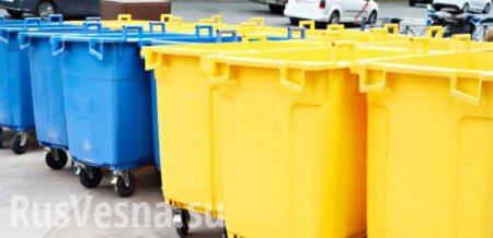 Полный трэш: Украинцы украли мусорные контейнеры, чтобы квасить в них капусту