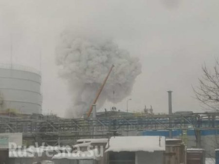 СРОЧНО: Сильный взрыв на химзаводе в Ленинградской области (ФОТО, ВИДЕО)