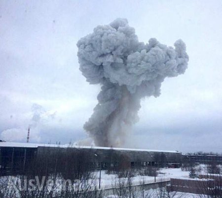 СРОЧНО: Сильный взрыв на химзаводе в Ленинградской области (ФОТО, ВИДЕО)