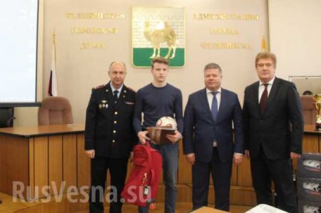 Суровый Челябинск: школьник задержал грабителя и сдал его полиции (ФОТО)
