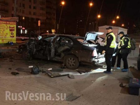 В Киеве взорвали авто офицера украинской разведки (+ФОТО, ВИДЕО)