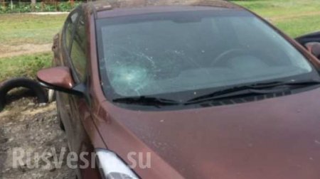 «Атошник» крушил автомобили кувалдой под Днепропетровском (ФОТО)