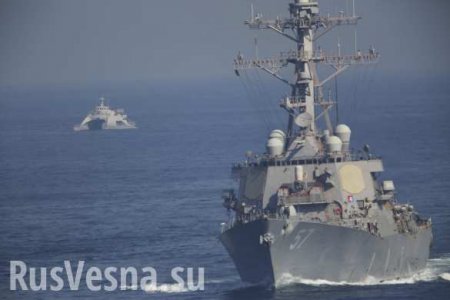 Американский ракетный эсминец прибыл в порт Грузии (ВИДЕО)