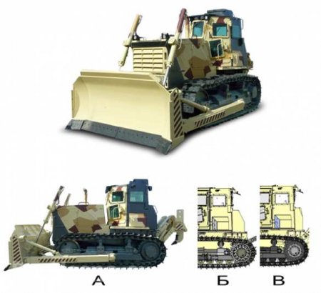 «Наш советский мирный трактор»: бронебульдозеры смогут бороться с противотанковыми минами (ФОТО)