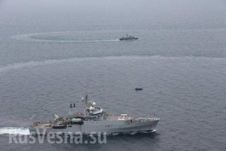 Украинский катер и корабль ВМС Британии осмелились выйти в Чёрное море (ФОТО)