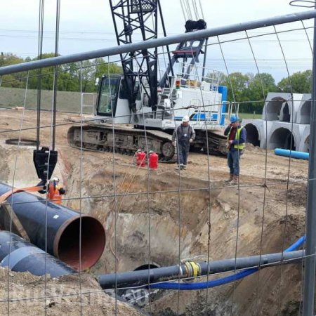 В Германии протестующие против строительства «Северного потока — 2» забрались в газопровод (ФОТО)