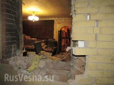 СРОЧНО: Беспилотник ВСУ нанёс удар по жилому дому в Горловке (+ФОТО)