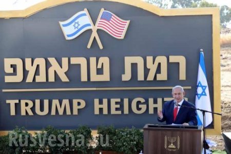 Израиль назвал поселение на Голанских высотах в честь Трампа (ФОТО)