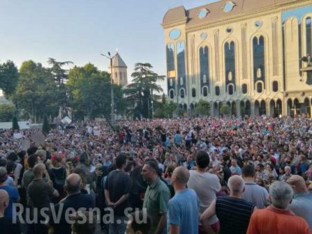 Второй день беспорядков в Грузии: колонна движется к парламенту (+ФОТО, ВИДЕО)