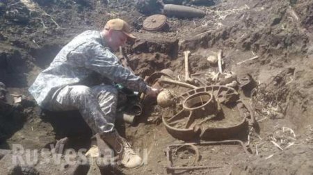 У границы с Украиной найден танк КВ-1 с погибшим экипажем (ФОТО)