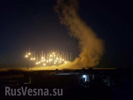 Огненный шквал на юге Сирии: Армия США и боевики пускают ракеты по пустыне (ФОТО, ВИДЕО)