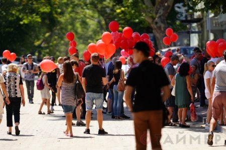 Сторонники Шария заполонили центр Одессы (ФОТО)