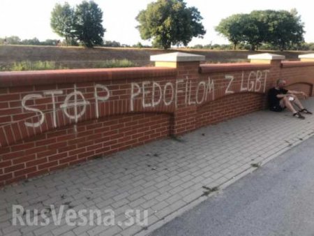 В Польше жестоко избили журналиста, критиковавшего надпись против «педофилов из ЛГБТ» (ФОТО, ВИДЕО 18+)