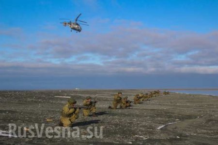 Морпехи Северного флота ликвидировали «вражеских диверсантов» в Арктике (ФОТО)