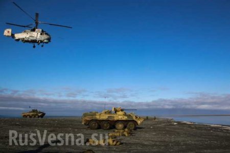 Морпехи Северного флота ликвидировали «вражеских диверсантов» в Арктике (ФОТО)