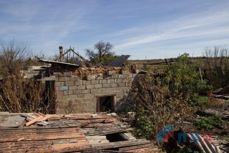 Страшные кадры : ВСУ уничтожили целое село на Донбассе (ФОТО)