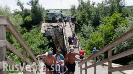 Опасно для жизни: в ЛНР рассказали про новый украинский мост через Северский Донец (ФОТО, ВИДЕО)