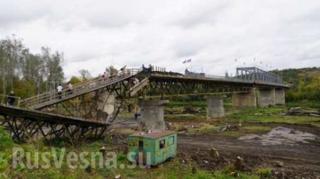 Опасно для жизни: в ЛНР рассказали про новый украинский мост через Северский Донец (ФОТО, ВИДЕО)