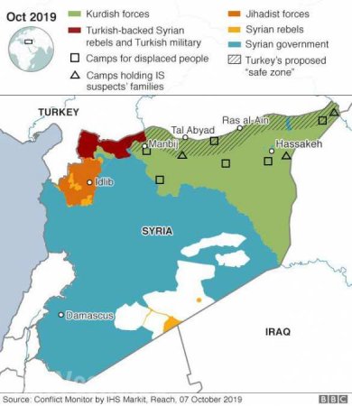 Тайные пружины новой войны в Сирии: каковы планы России, США, Анкары и Дамаска (КАРТА)