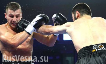 Забил Гвоздика: россиянин нокаутировал украинца, отобрав пояс чемпиона мира (ВИДЕО)