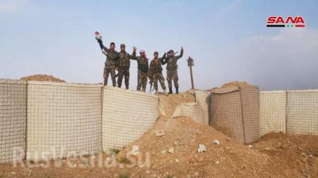Армия Сирия вошла на базу спецназа США во дворце Ялда (ФОТО)