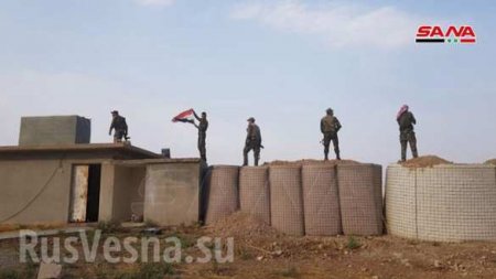 Армия Сирия вошла на базу спецназа США во дворце Ялда (ФОТО)