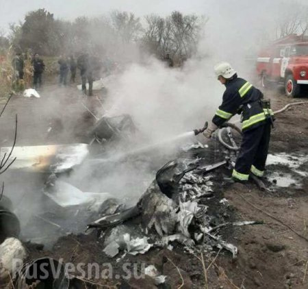 Под Полтавой разбился вертолёт с украинским экс-министром (ФОТО)