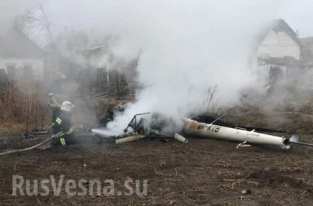 Под Полтавой разбился вертолёт с украинским экс-министром (ФОТО)