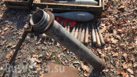 Миномёт, десятки мин, гранаты и тысячи патронов: в ЛНР обнаружен тайник диверсантов (ФОТО, ВИДЕО)