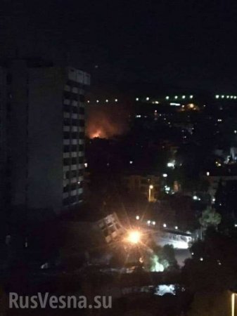 СРОЧНО: По столице Сирии нанесён ракетный удар (ФОТО)
