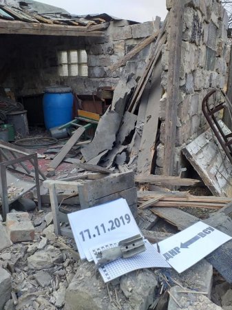 Огнём ВСУ повреждён дом под Донецком (ФОТО)