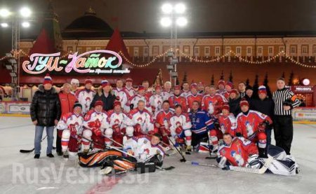 Путин сыграл в хоккей и пожаловался на недосып (ФОТО, ВИДЕО)