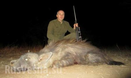 Нардеп-убийца признался в удачной охоте на носорогов (ФОТО)